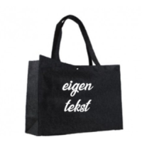 Vilten tas groot eigen tekst